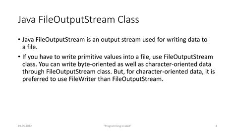 File Input and Output Java 的图像结果