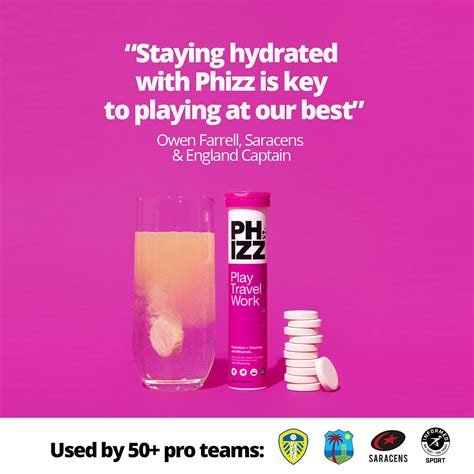 Phizz Electrolytes Multivitamin Hydration Tablets - 18 Vitamins ...