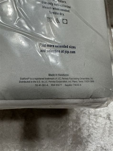 Stafford JCPenney Men's full cut white Briefs underwear 42 waist 6 pack ...