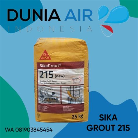 Jual SIKA GROUTING 215 SEMEN GROUTING SIKA 25 KG KHUSUS GOJEK - Kota ...