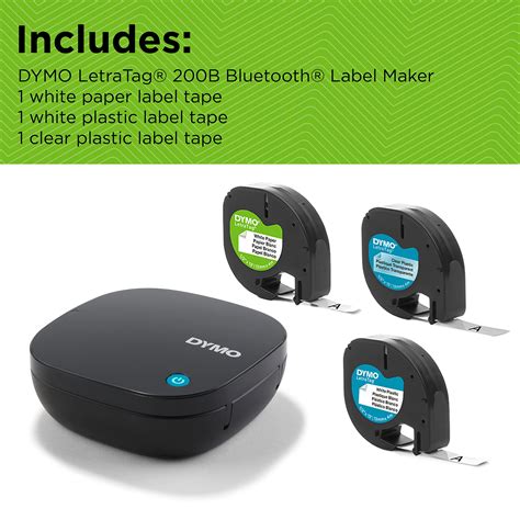 Snapklik.com : DYMO LetraTag 200B Bluetooth Label Maker Value Pack ...