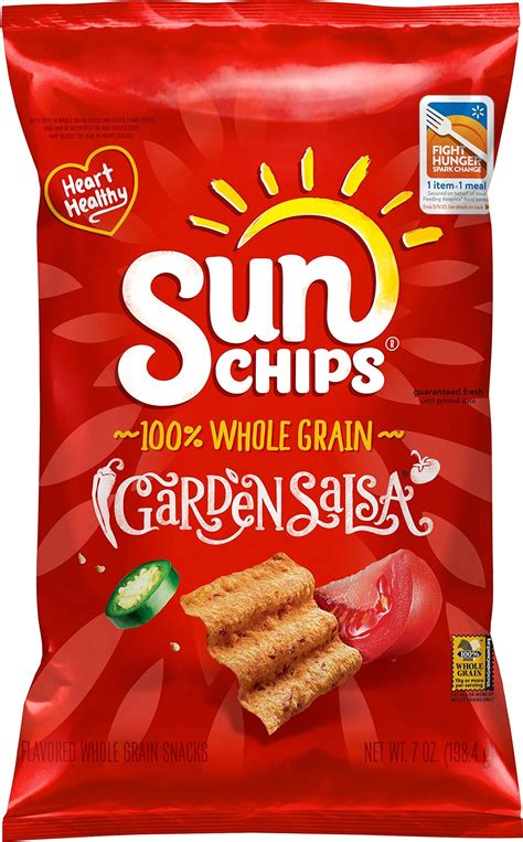 Amazon.com: SunChips Garden Salsa Flavored Multigrain Snacks, 7 Ounce