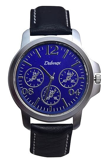 Delmex Analog Men's Watch (Obsidian) : Amazon.in: Fashion