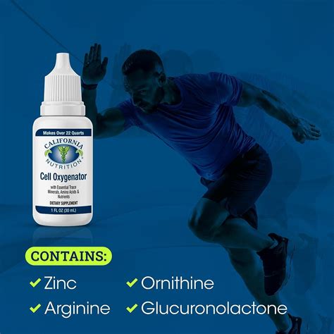 California Nutrition Cell Oxygenator 1fl oz - Boost Immune System with ...