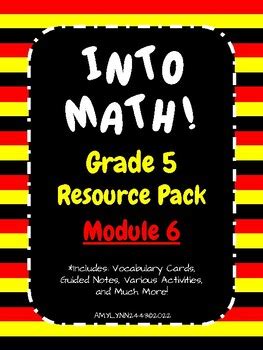 Image result for Module 5 into Math 6th Grade Note Card