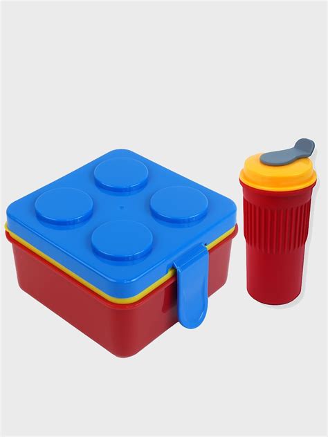 Little Surprise Box,2Pcs Square Lego Lid Bpa Free Plastic Kids Lunch ...