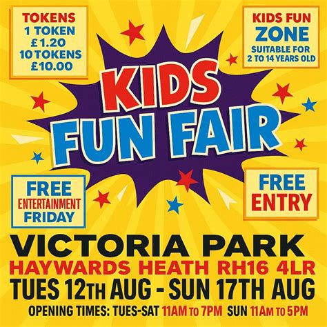 Ridleys Family funfair’s , Victoria park, Haywards Heath RH16 4LR, 12 ...