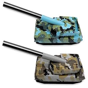 TLISMI Trendy Camouflage Printed Military Tank Shaped Pen Holder with ...