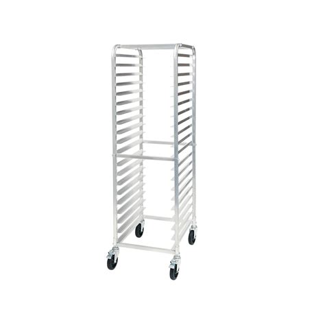 20-Tiered Aluminum Sheet Pan Rack with Brakes, ASRK-20 | Chefcoca