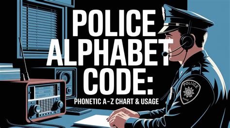 Police Alphabet Code: Phonetic A-Z Chart & Usage
