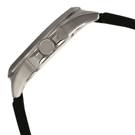 Buy Online Tommy Hilfiger Quartz Analog Black Dial Silicone Strap Watch ...
