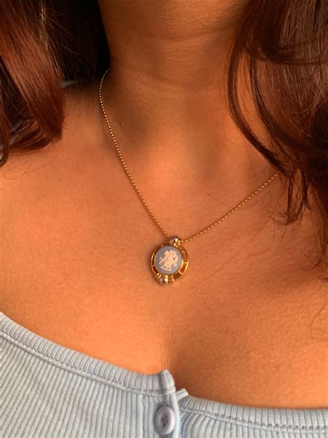 Vintage Wedgwood Mixed Metal Jasperware Necklace – Viange Vintage