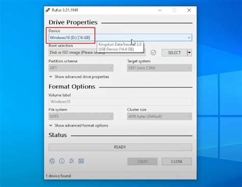 Image result for Rufus Bootable USB Windows 10 Download