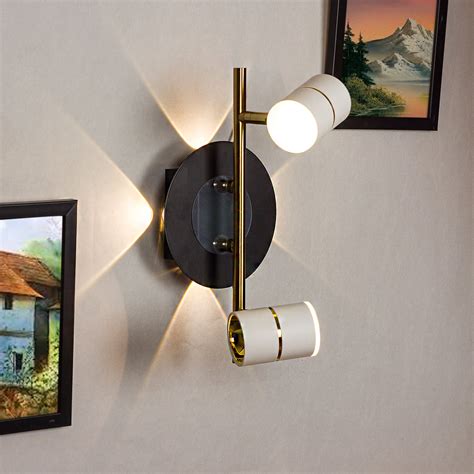 Dual focus with multiple reflection metal Wall Light – Coral Tree