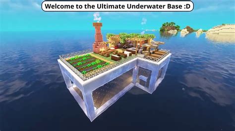 Image result for Minecraft Underwater Base Tutorial