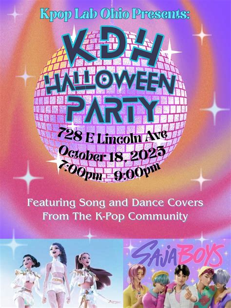Kpop Demon Hunters Halloween Party (Teens & Adults), 728 E Lincoln Ave ...