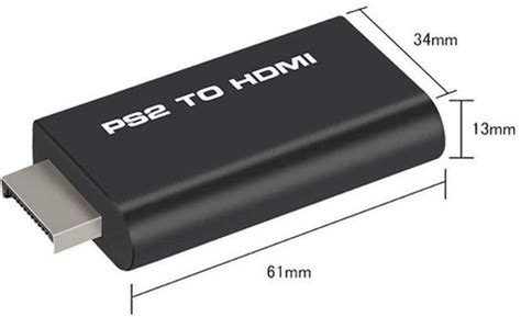 Tobo HDMI Adapter 0.05 m PS2 to HDMI Converter PS2 Display Modes with 3 ...