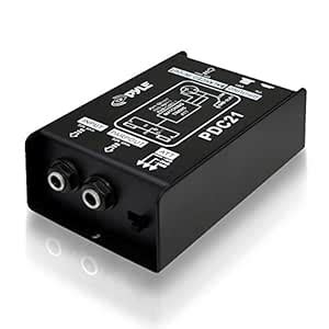 PylePro Pdc21 1/4 Inch Instrument To Balanced And Unbalanced Direct Box ...
