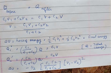 ☑ Energy Loss In Capacitor