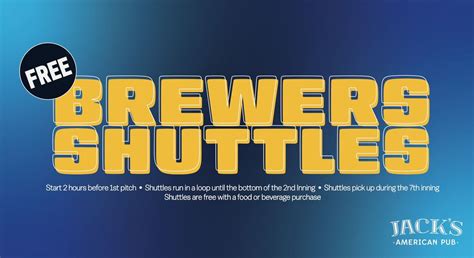 FREE Brewers Shuttles, 1323 E Brady St, Milwaukee, WI, United States ...