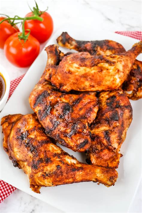 Grilled Chicken Leg Quarters