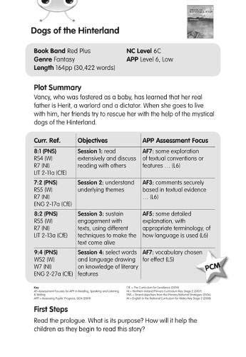 BC Red (KS2) +/6C Dogs of the Hinterland Guided Reading Card (BUG CLUB ...