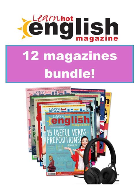 Learn Hot English Magazine - 12-pack Learn Hot English magazine offer ...