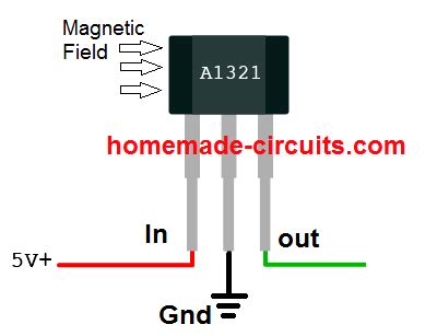 Image result for Hall Effect Sensor Schematic