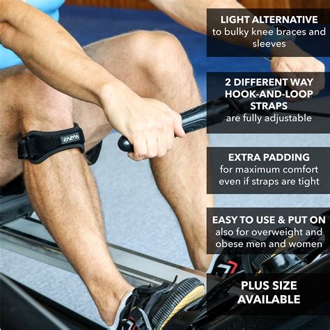 Patella Knee Strap Support Stabilizer & Plus Size Jumpers Knee Band ...