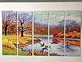 WallMantra Canvas Colorful Nature Scenary Wall Painting Framed on Wood ...