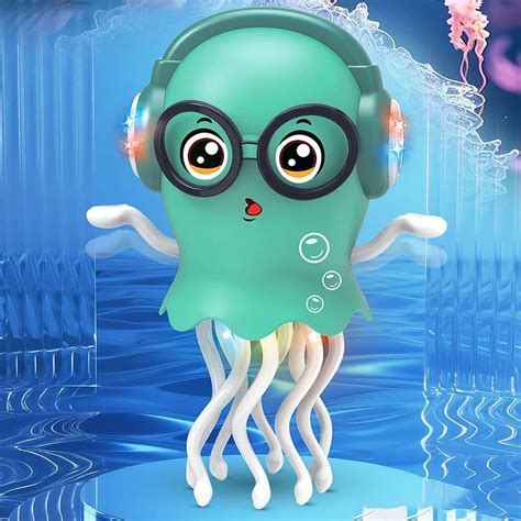 JellyGroove™ Musical Crawling Jellyfish Toy with Lights and Movement ...