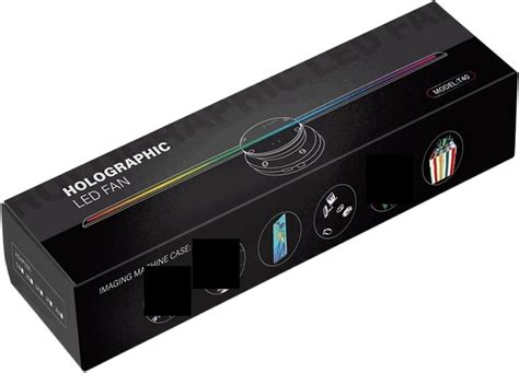 Buy CMYX 3D Hologram Fan 15.7 Holographic Fan Naked Eye 3D Wall-Mounted ...