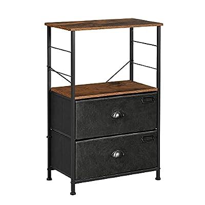 SONGMICS Nightstand, Industrial Bedside Table with 2 India | Ubuy