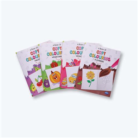 Navneet A Book of copy colour - Themes - Vegetables, Fruits, Flowers,