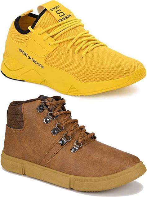 BERSACHE Pack of 2 Combo(O)-1655-1653 Running Shoes For Men - Buy ...