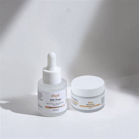 Milk Mud Face Mask for Combination, Glowing, Dry & Oily Skin | Vilvah