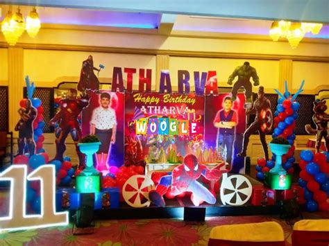 Avengers Party theme - Boy Avengers Theme Party in Bangalore – Woogle