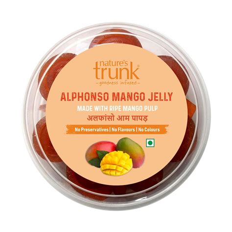 Nature's Trunk Alphonso Mango Jelly (Aam Papad) | 100% Natural, Sun ...