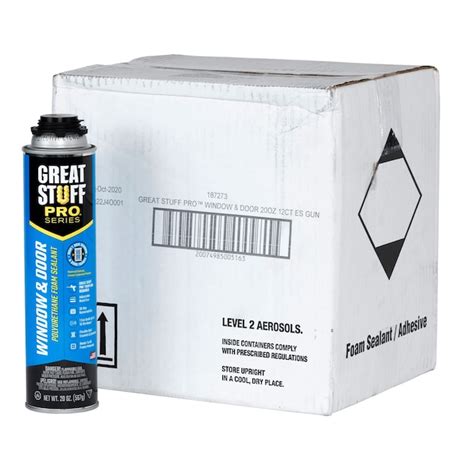 GREAT STUFF Window Door Gap Filler Foam Sealant 20 oz 12-Pack in the ...