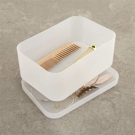 Home Centre Regan Ashley Stackable Storage Box with Separator : Amazon ...