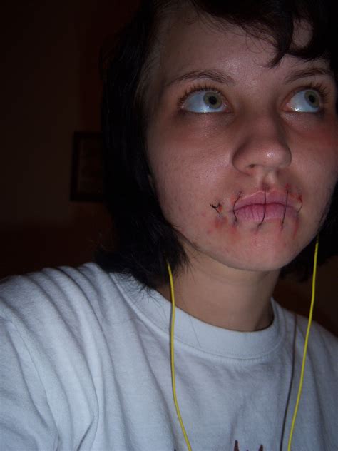 What Is Mouth Stitched Shut at Kristie Rhodes blog