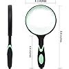 oddpod™ 8X Handheld Magnifying Glass with X-Large 100mm Lens & Non-Slip ...