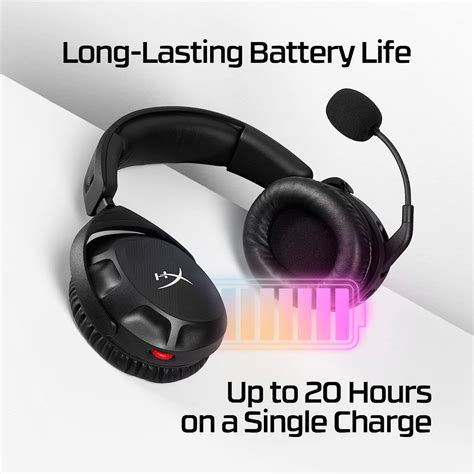 HYPERX Cloud Stinger 2 Wireless USB 7.1 Surround Gaming Headphone ( Bl ...