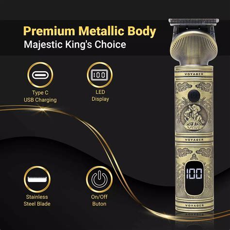 VGR V-106 Men's Grooming Kit, Gold