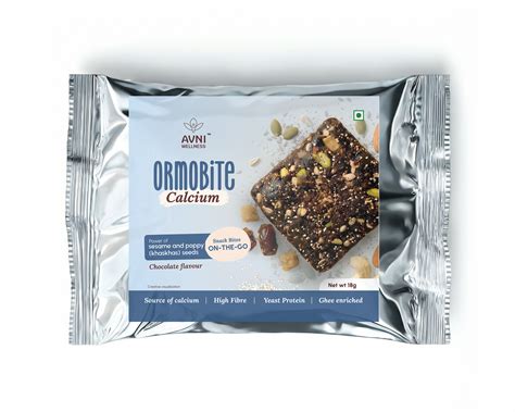 ORMOBITE Calcium Snack Bites for Bone Health, 1 bites(18 g each)