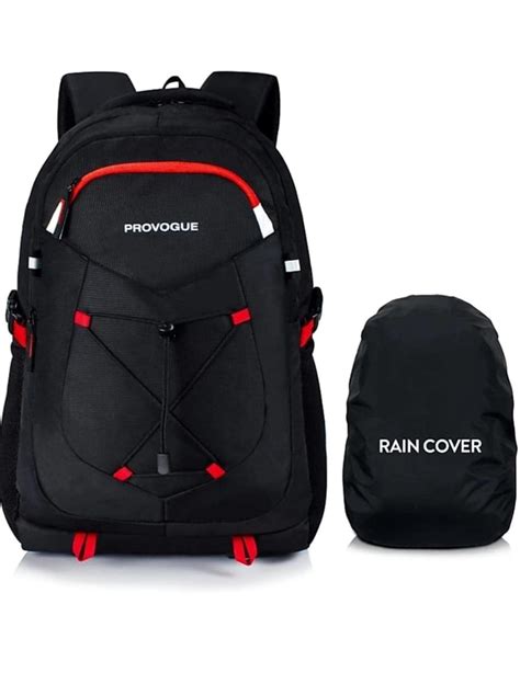 Buy Bag,Large 35 L Laptop Backpack (Black, Red)Provogue,Bag, Rain-cover ...