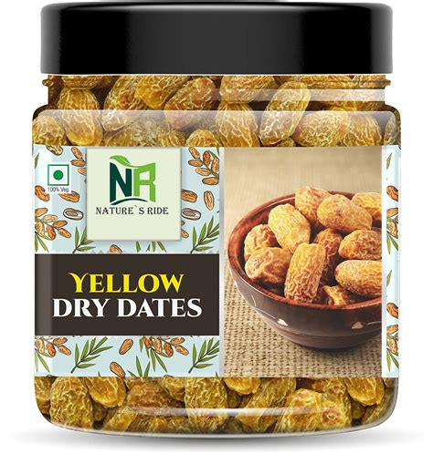 Nature's Ride Dry Dates- SUKHA KHAJOOR (PILA CHUARA) (400 GRAM ...