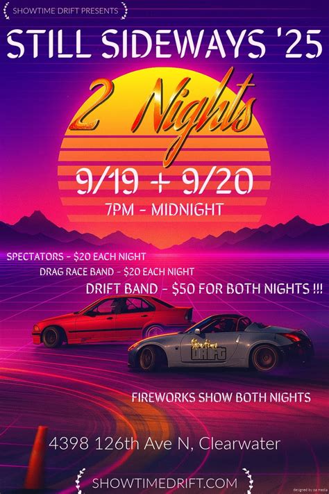 Still Sideways 25 Rd.3, Showtime Drift, Pinellas Park, 20 September ...