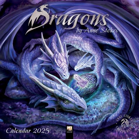 Buy Dragons by Anne Stokes Wall Calendar 2025 (Art Calendar) Book ...