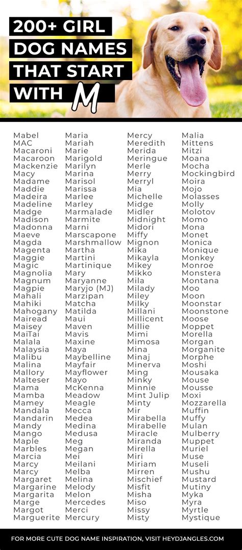 M girl names – Artofit